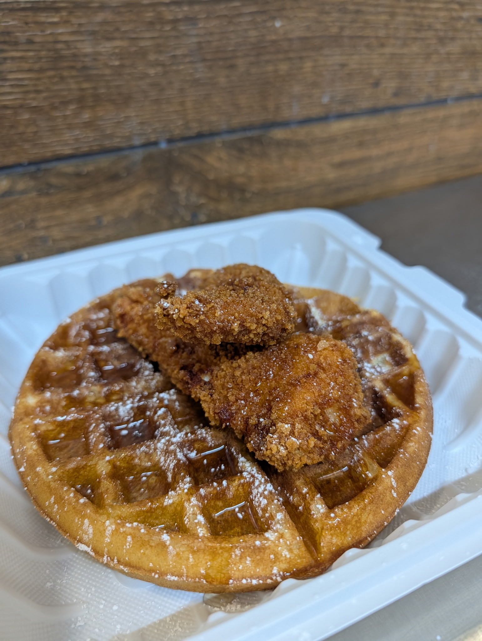 Chicken and waffle special