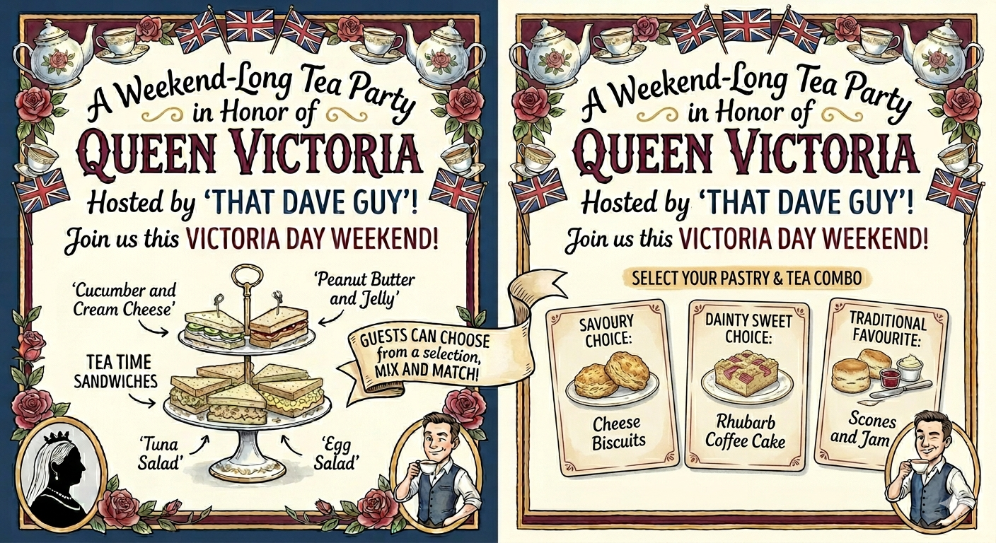 Tea Time All Weekend at That Dave Guy